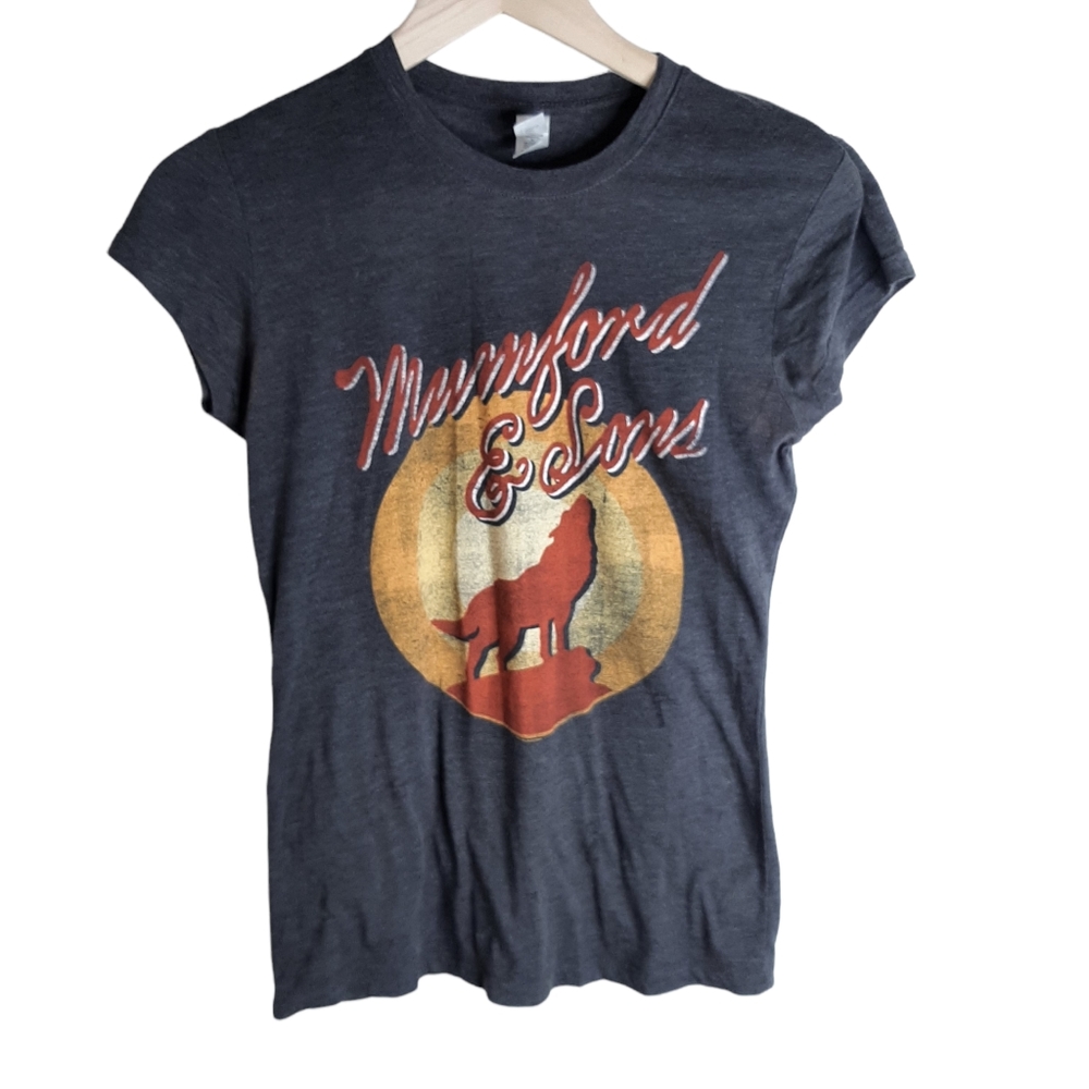 Mumford & Sons Concert Tour Tee Shirt 2012 Women's Size M Medium